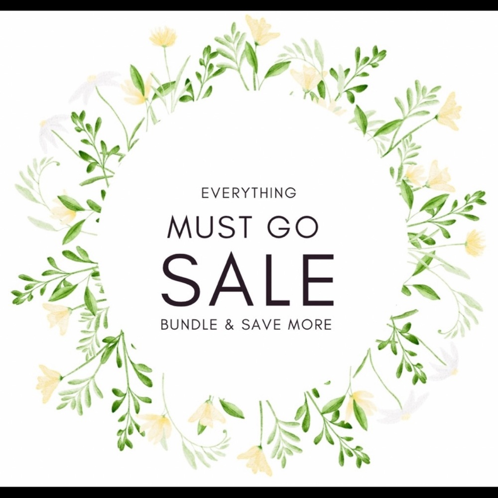 Everything must go! Make me a reasonable offer!